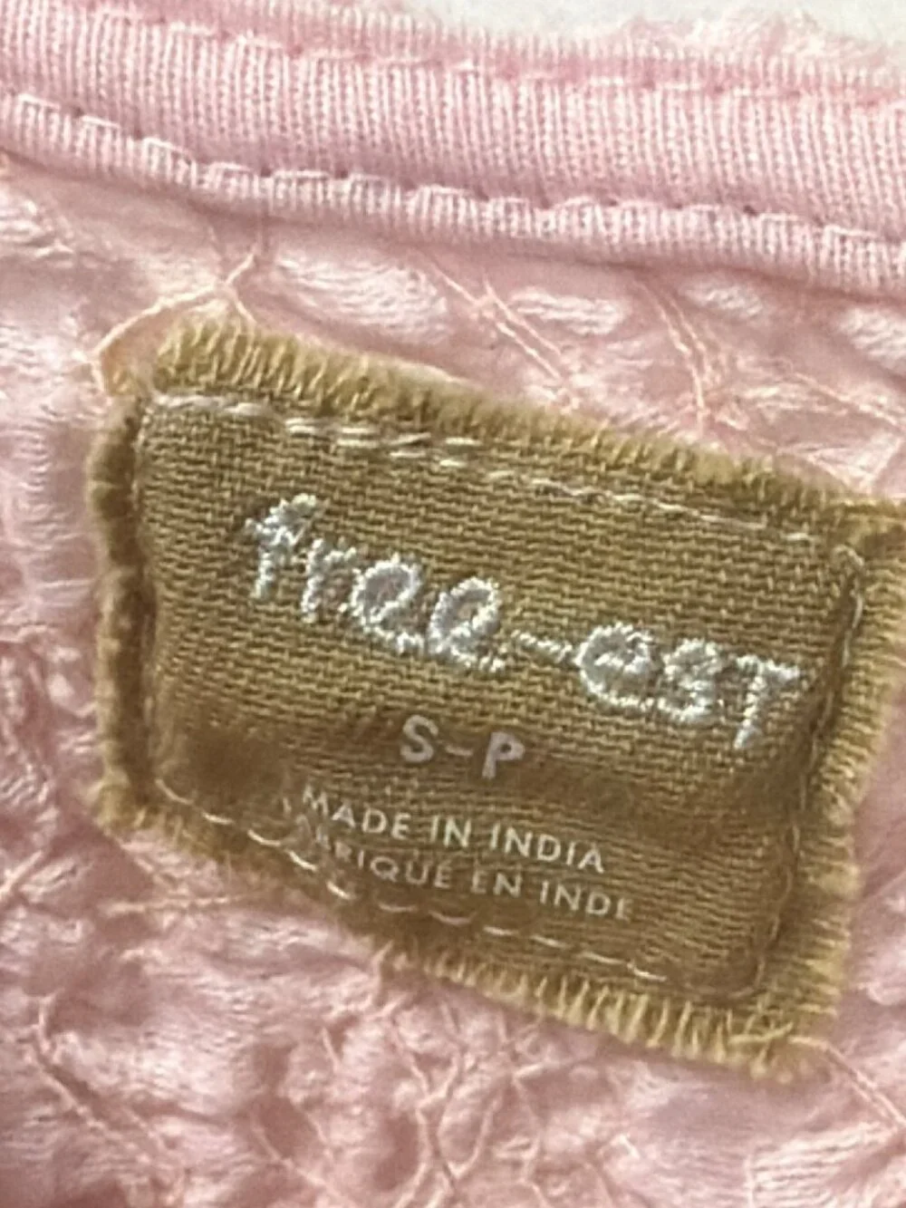 Free People Sterling Smocked Open Tie Side Tiered Maxi Dress Pink Small New